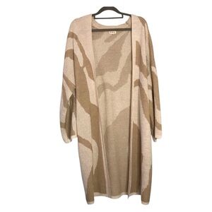 POL  Tan and Cream Women's Cardigan